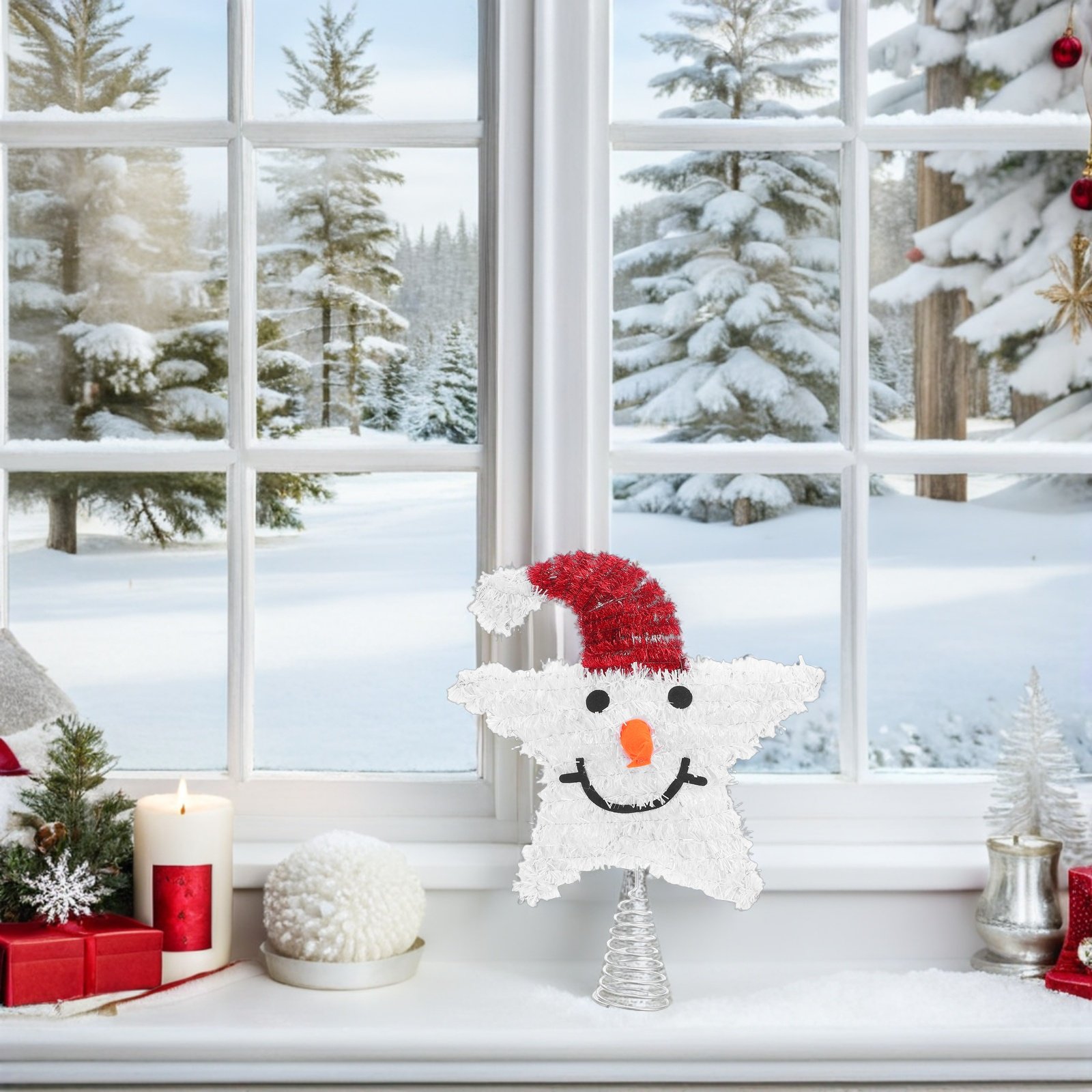 Star Tree Topper - Adornos Navideños para Árboles de Navidad,