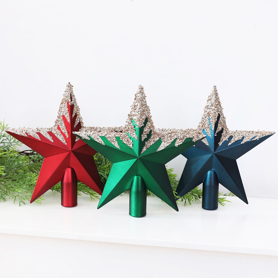 Star Tree Topper - Adorno de estrella para la punta