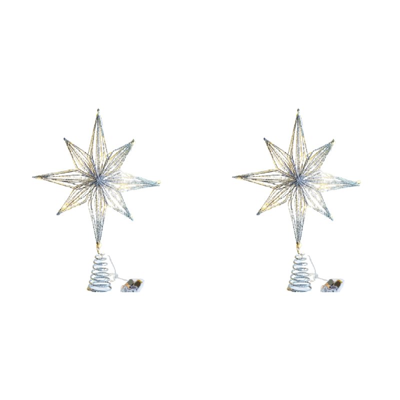 Star Tree Topper - 【LAST CHANCE】2X Adornos para árbol de