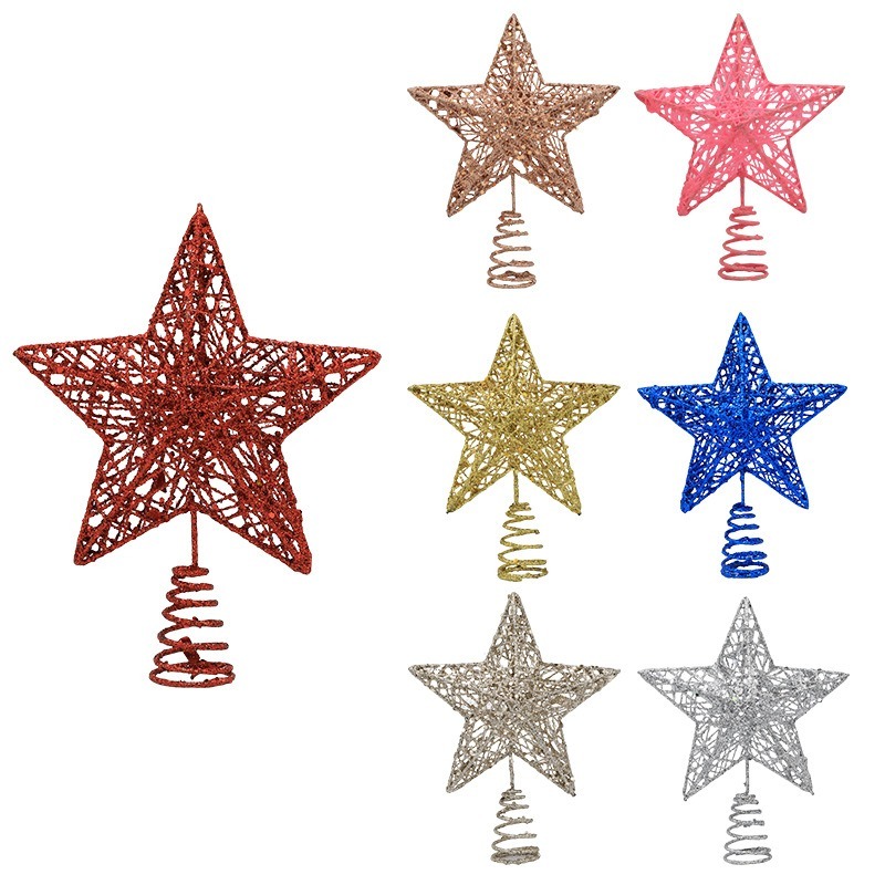 Star Tree Topper - Adorno de Navidad con forma de
