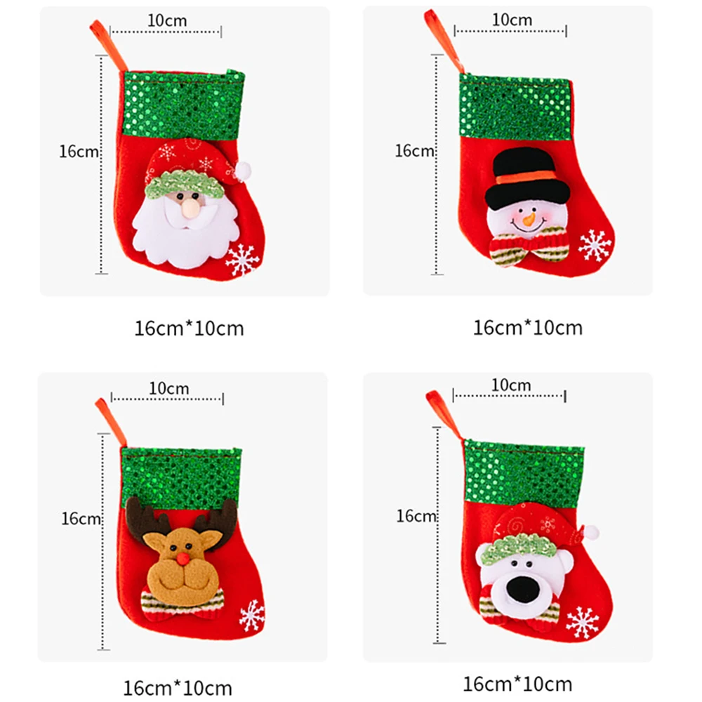 Christmas Stocking Hanging - Calcetín navideño, regalo de Navidad, bolsa