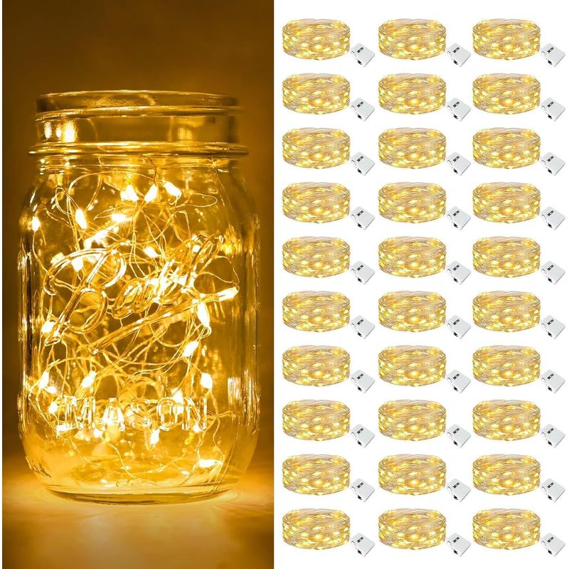 Led Fairy String Lights - Luces LED Impermeables de 1m con