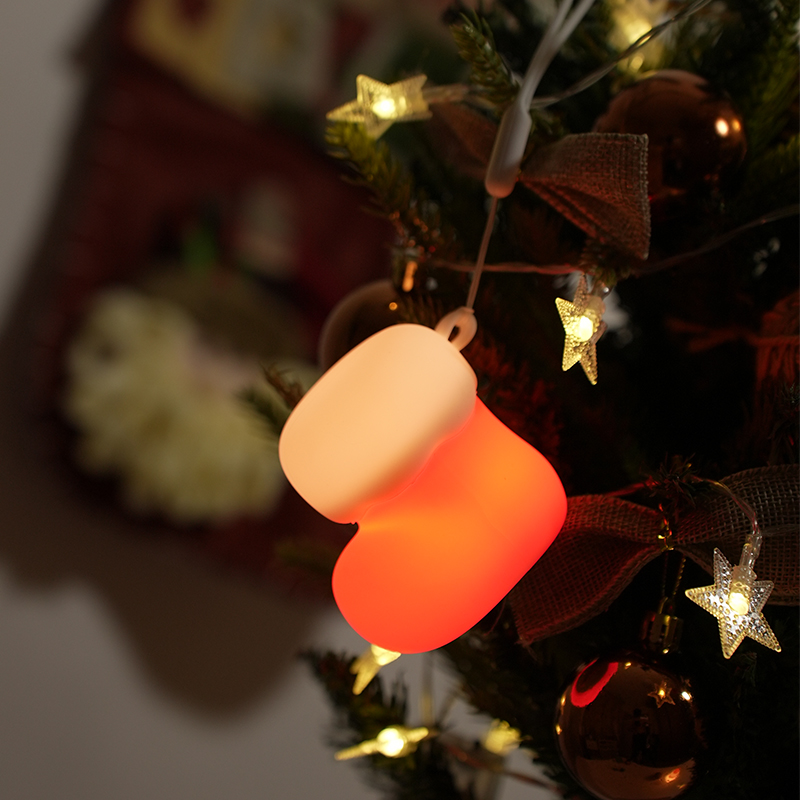 Adorno navideño de silicona pa - Christmas Stocking Hanging reseña y precio