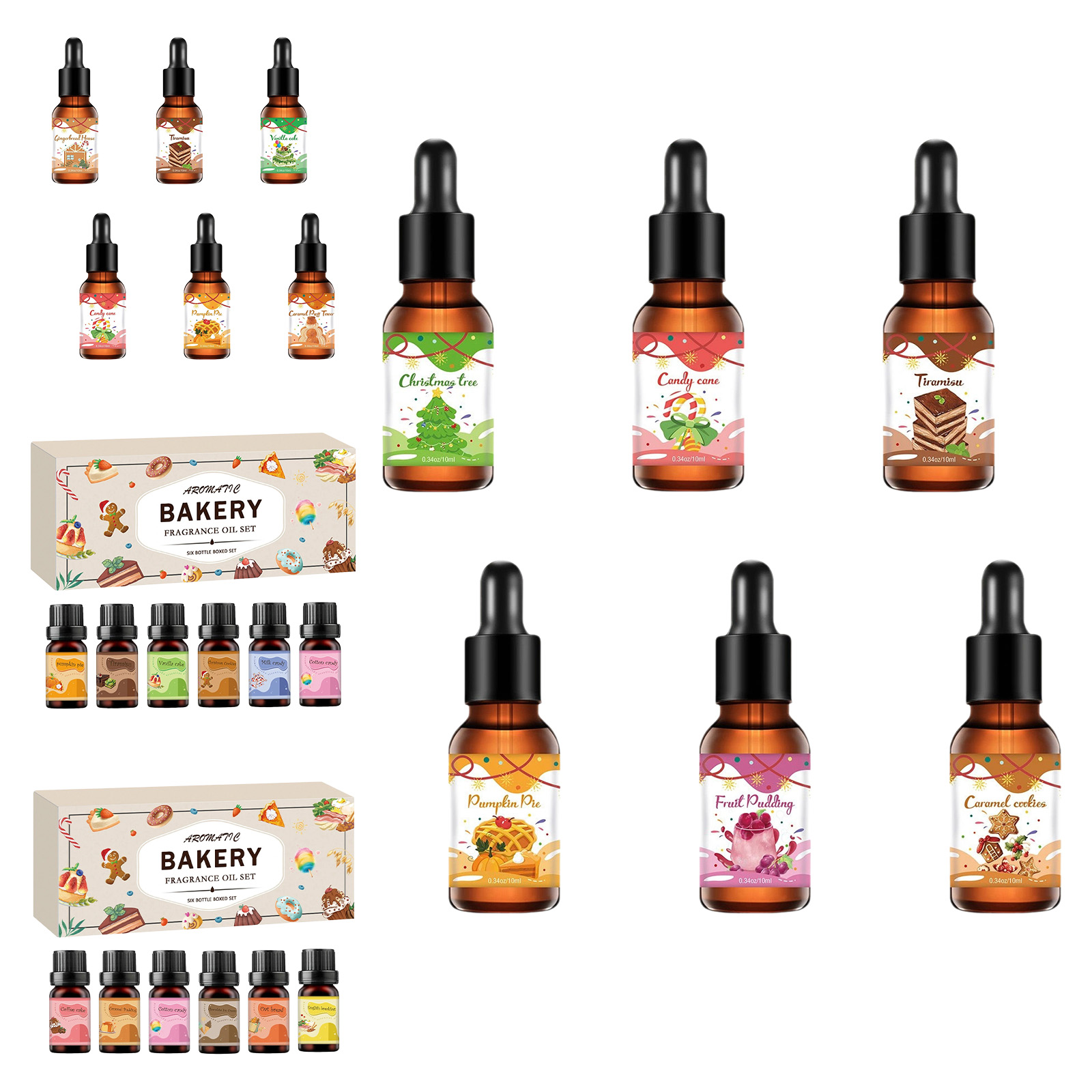 Juego de aceites esenciales de - Holiday Candle Set reseña y precio