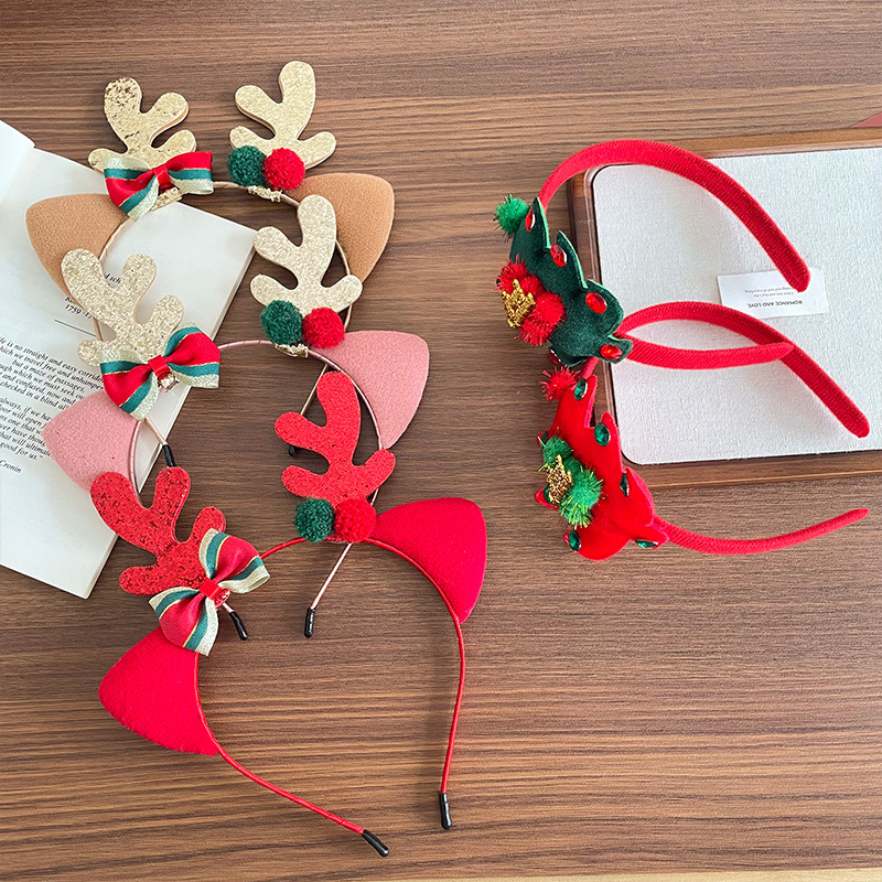 Diadema de Felpa con Astas de  - Reindeer Antlers Headband reseña y precio