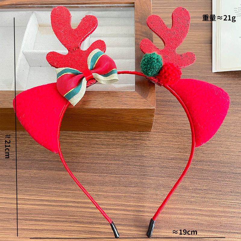 Diadema de Felpa con Astas de  - Reindeer Antlers Headband reseña y precio