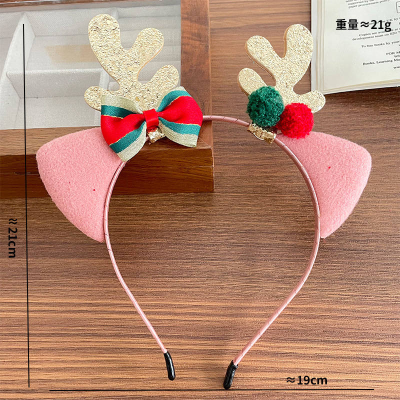 Diadema de Felpa con Astas de  - Reindeer Antlers Headband reseña y precio