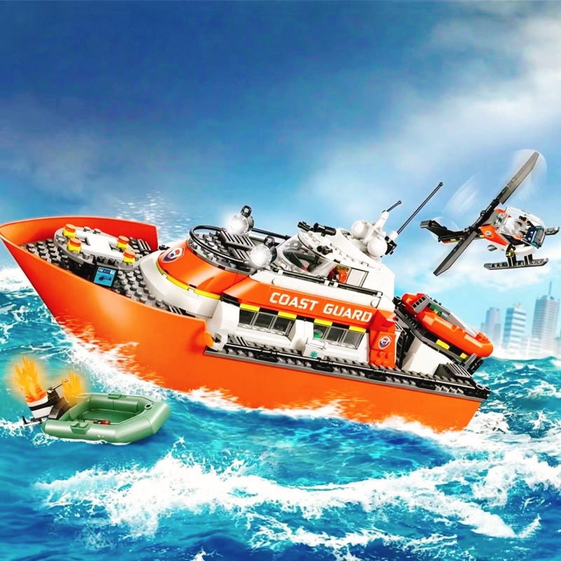 742 Piezas, Barco de Rescate y - Lego Set City reseña y precio