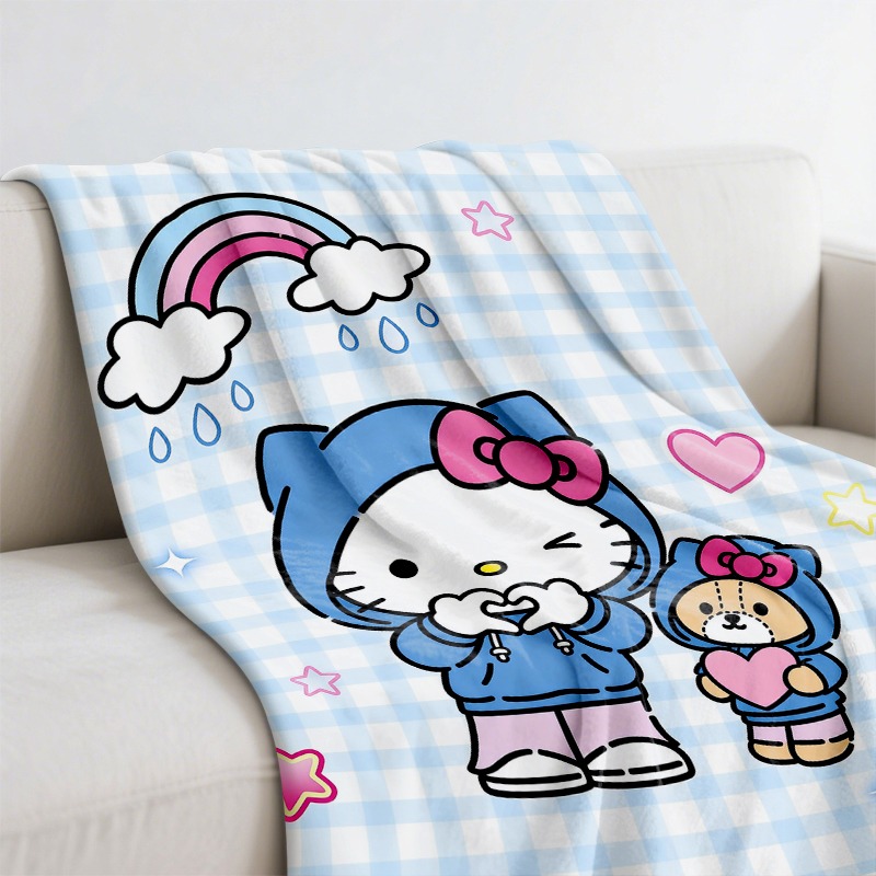 Manta Sanrio Hello Kitty Bear, - Christmas Throw Blanket reseña y precio