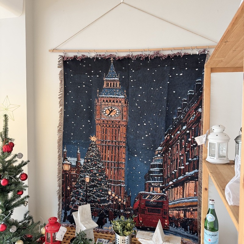 Tapiz de pared navideño 2026,  - Christmas Throw Blanket reseña y precio
