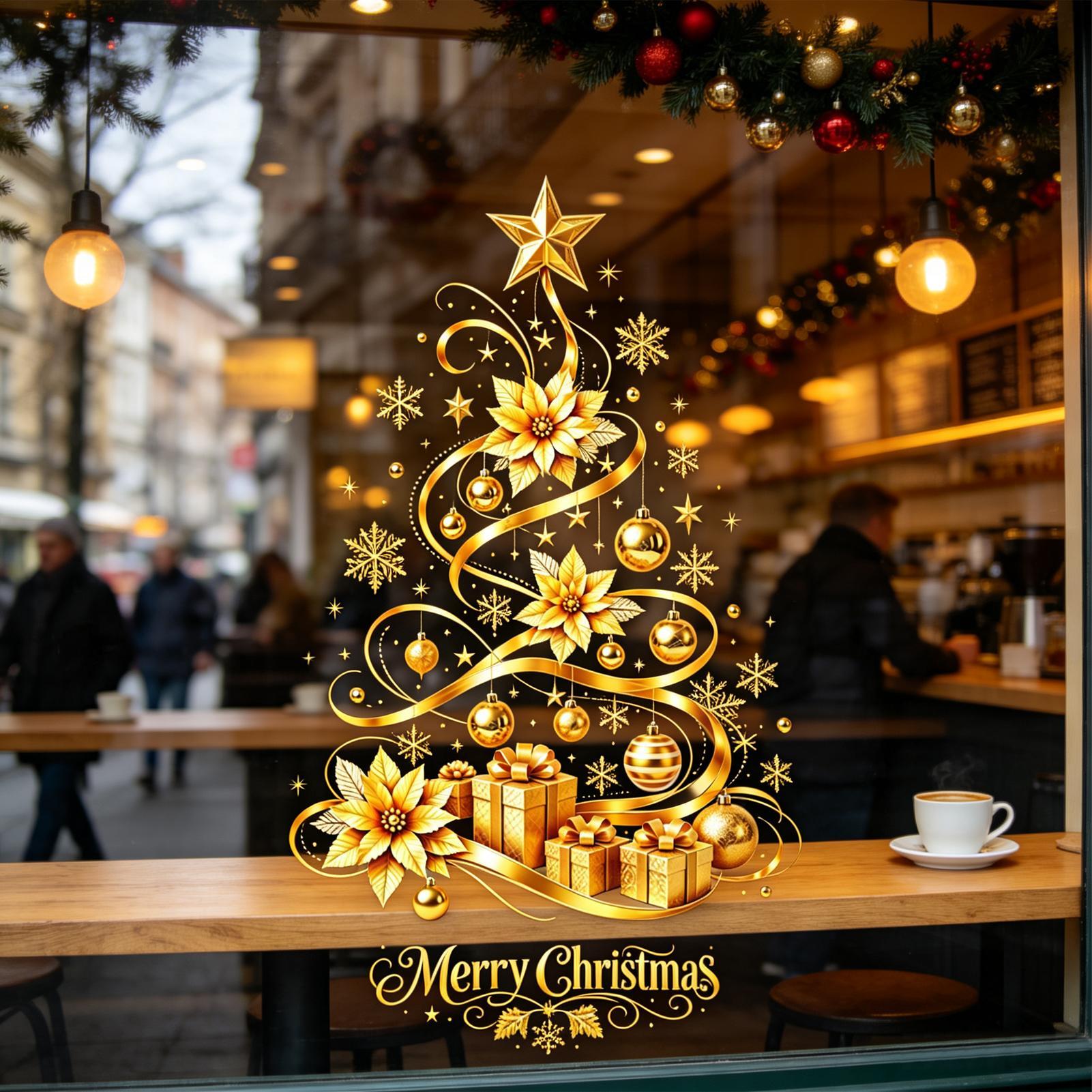 Adhesivos de pared con motivos - Snowflake Window Decal reseña y precio