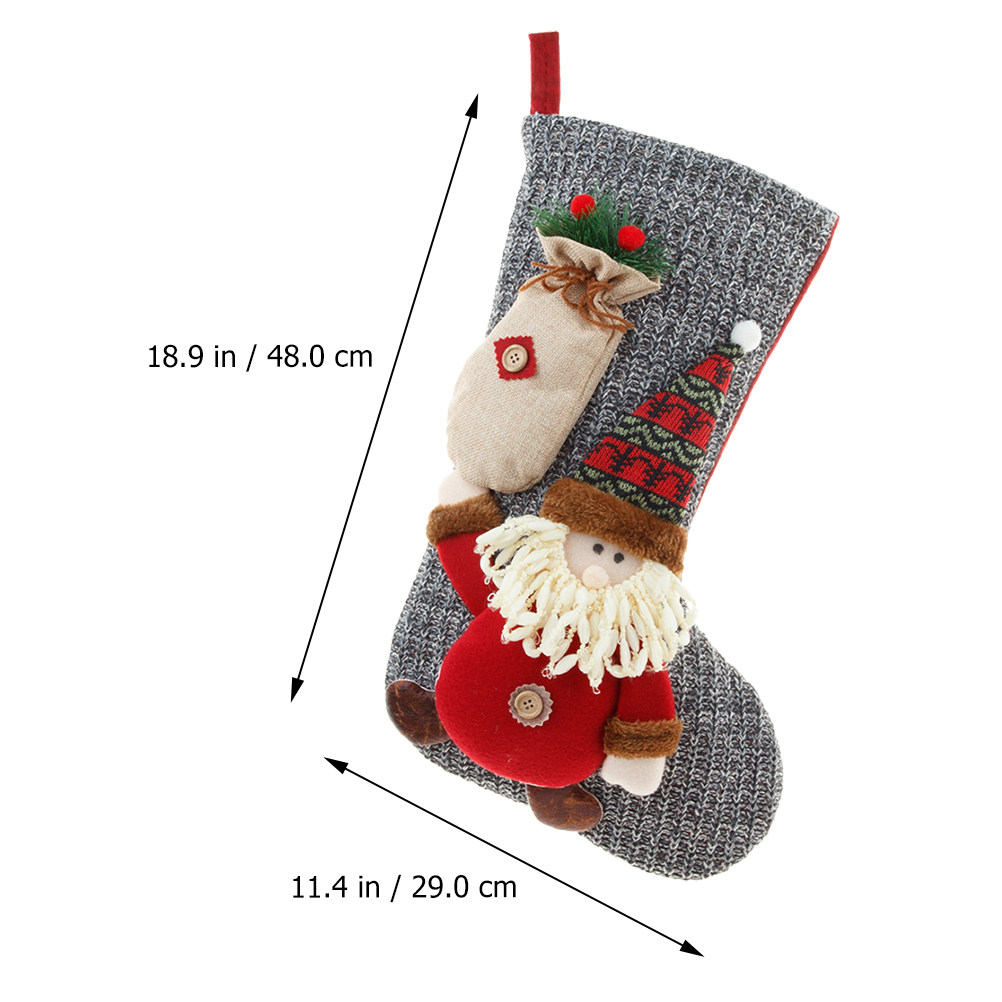 Calcetines navideños, decoraci - Christmas Stocking Hanging reseña y precio