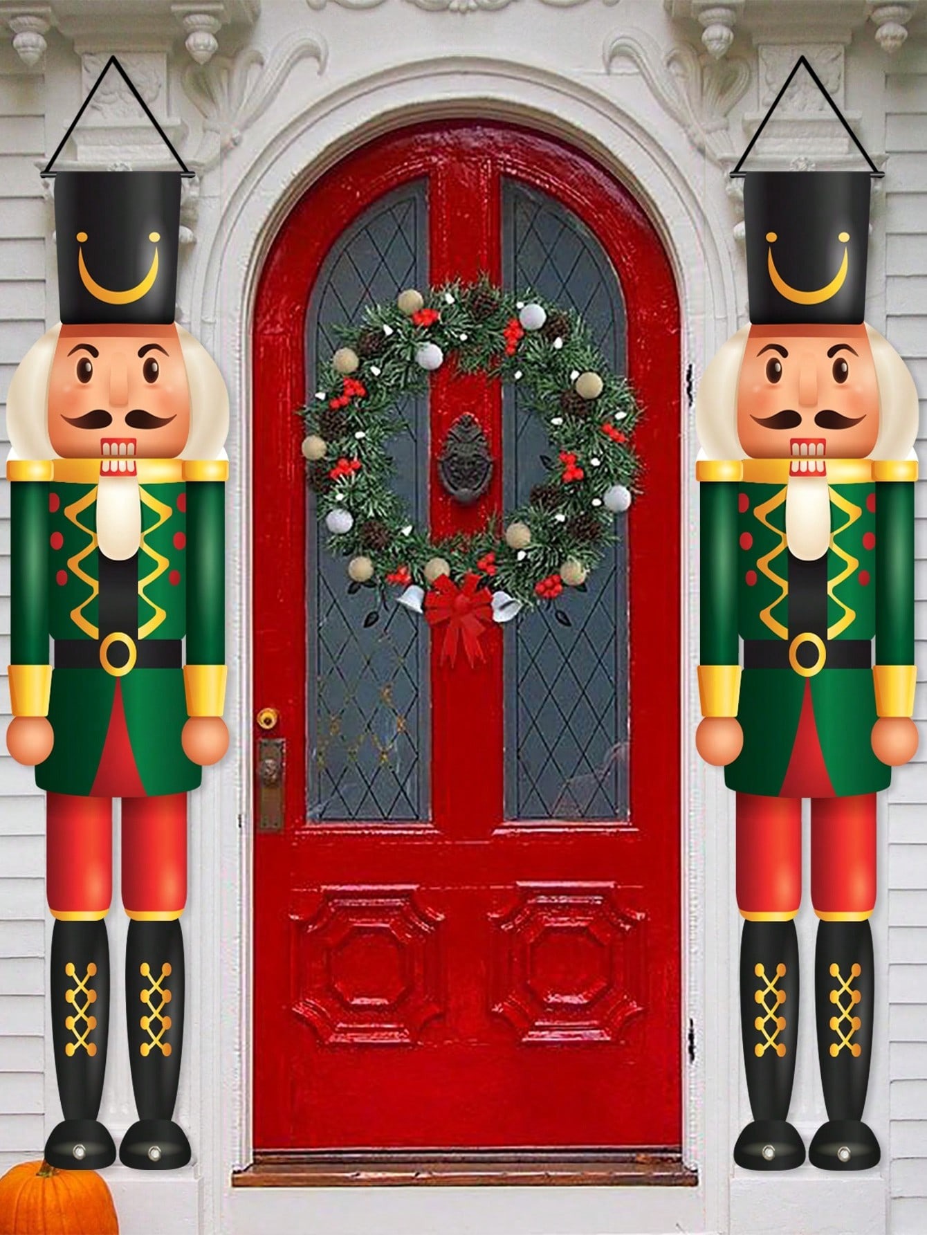 Banner Navideño para Porche co - Nutcracker Figurine reseña y precio