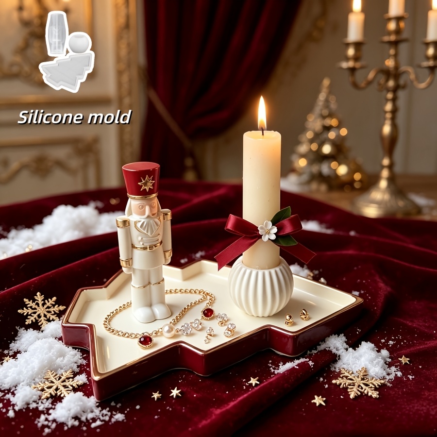 3 piezas de molde de silicona  - Nutcracker Figurine reseña y precio