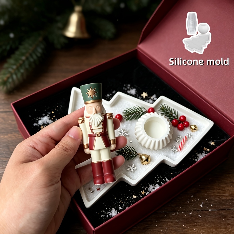 3 piezas de molde de silicona  - Nutcracker Figurine reseña y precio