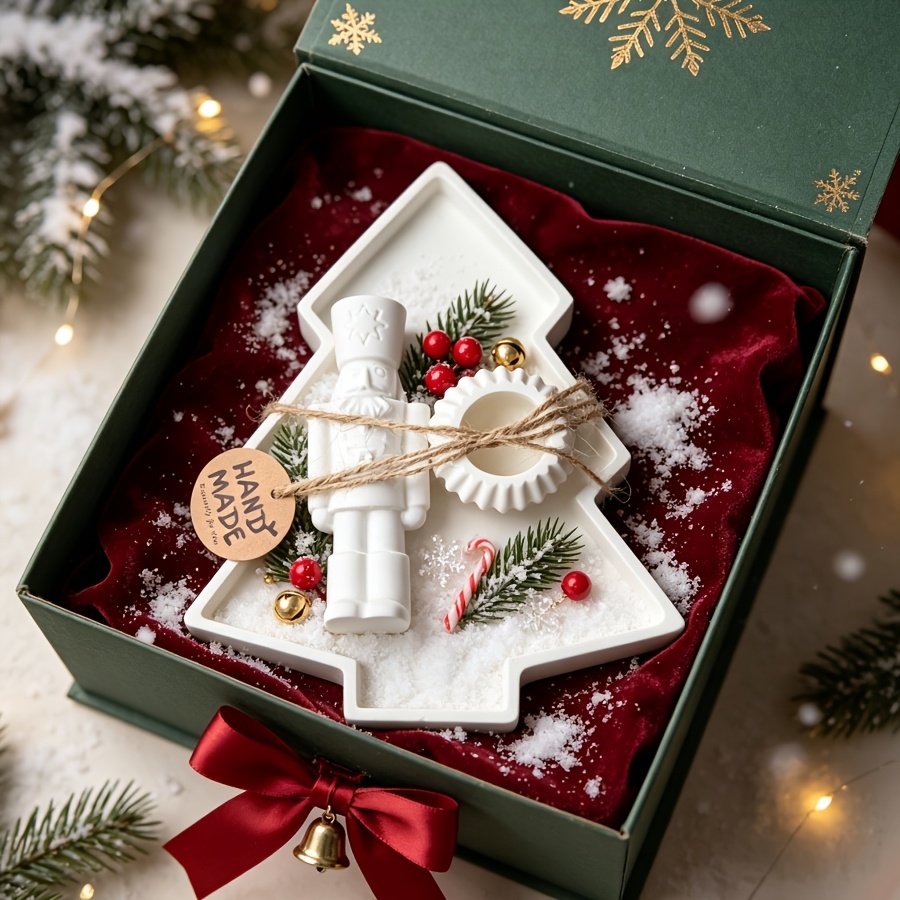 3 piezas de molde de silicona  - Nutcracker Figurine reseña y precio