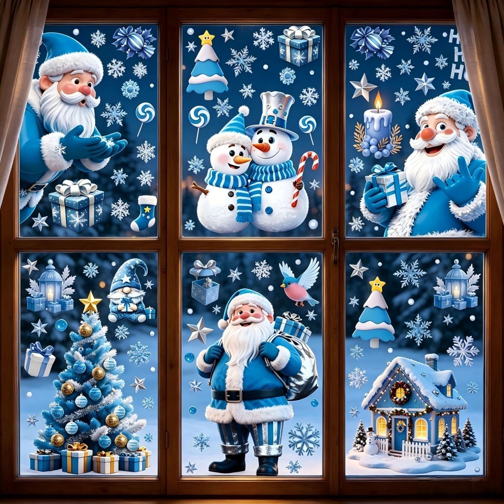 Pegatinas Navideñas para Venta - Snowflake Window Decal reseña y precio