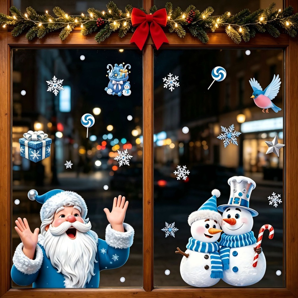Pegatinas Navideñas para Venta - Snowflake Window Decal reseña y precio
