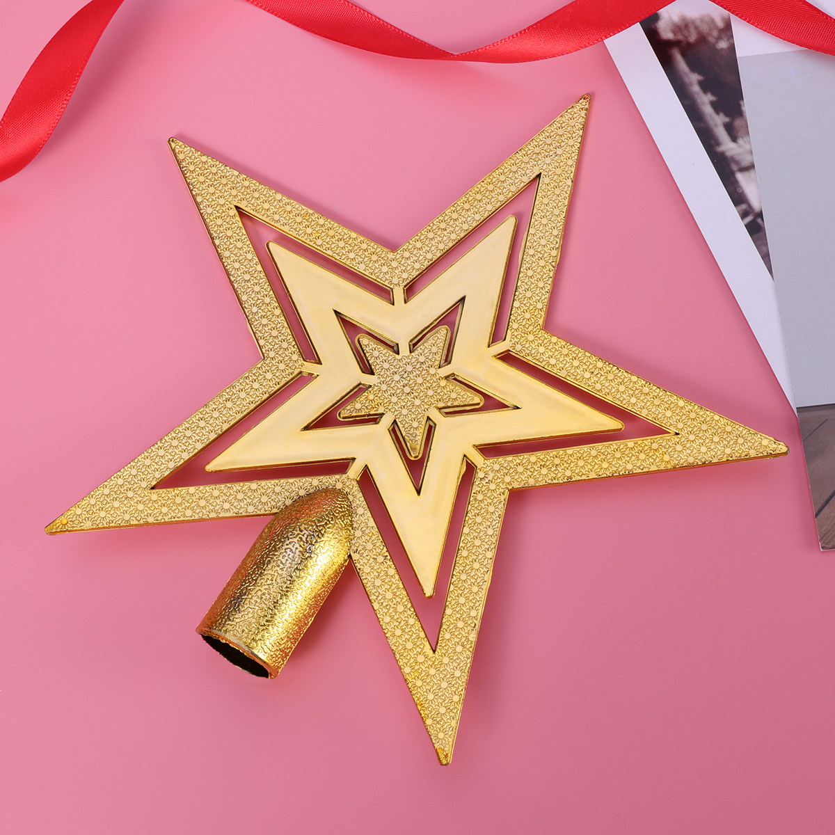 Adorno de Estrella Navideña de - Star Tree Topper reseña y precio