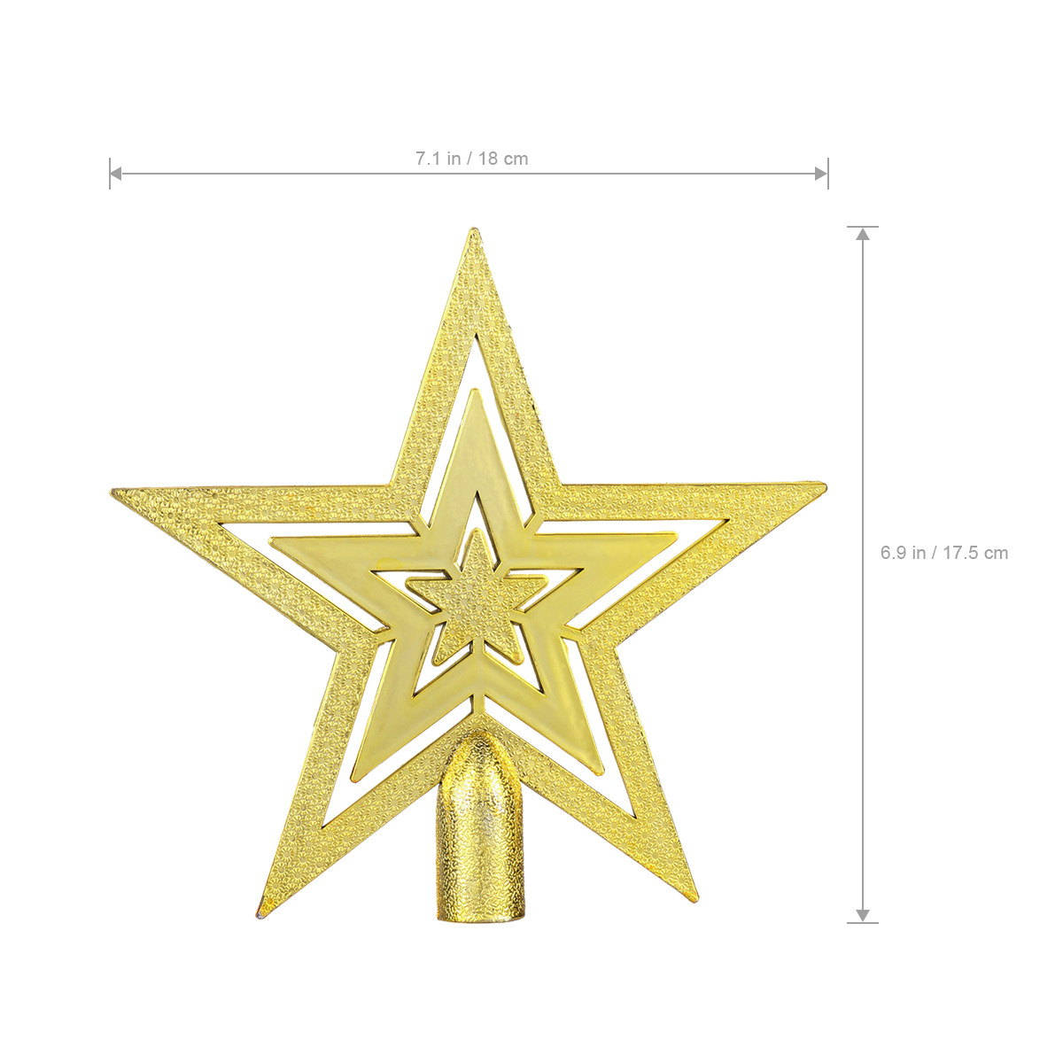 Adorno de Estrella Navideña de - Star Tree Topper reseña y precio