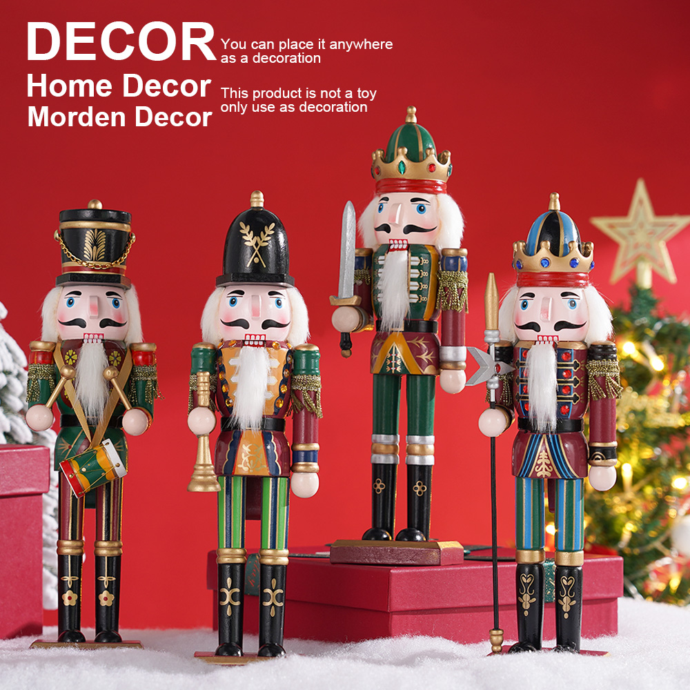 Cascanueces de madera de 30CM, - Nutcracker Figurine reseña y precio