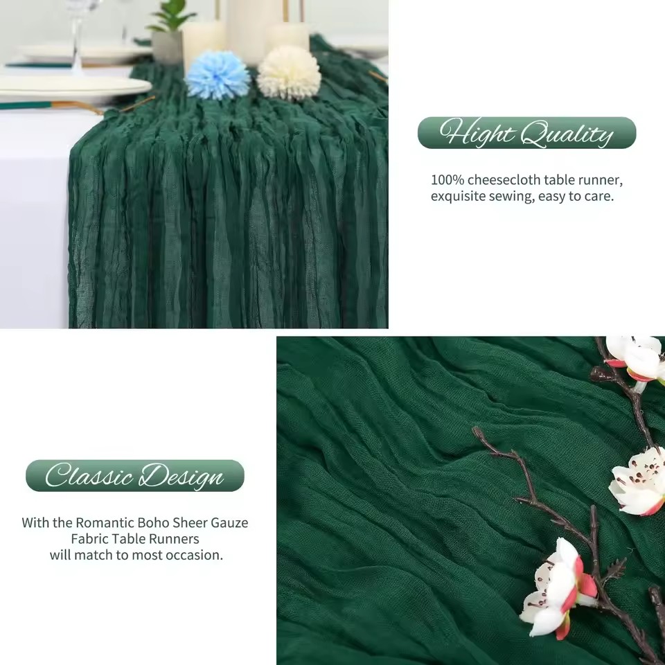 10 unidades de caminos de mesa - Christmas Table Runner reseña y precio