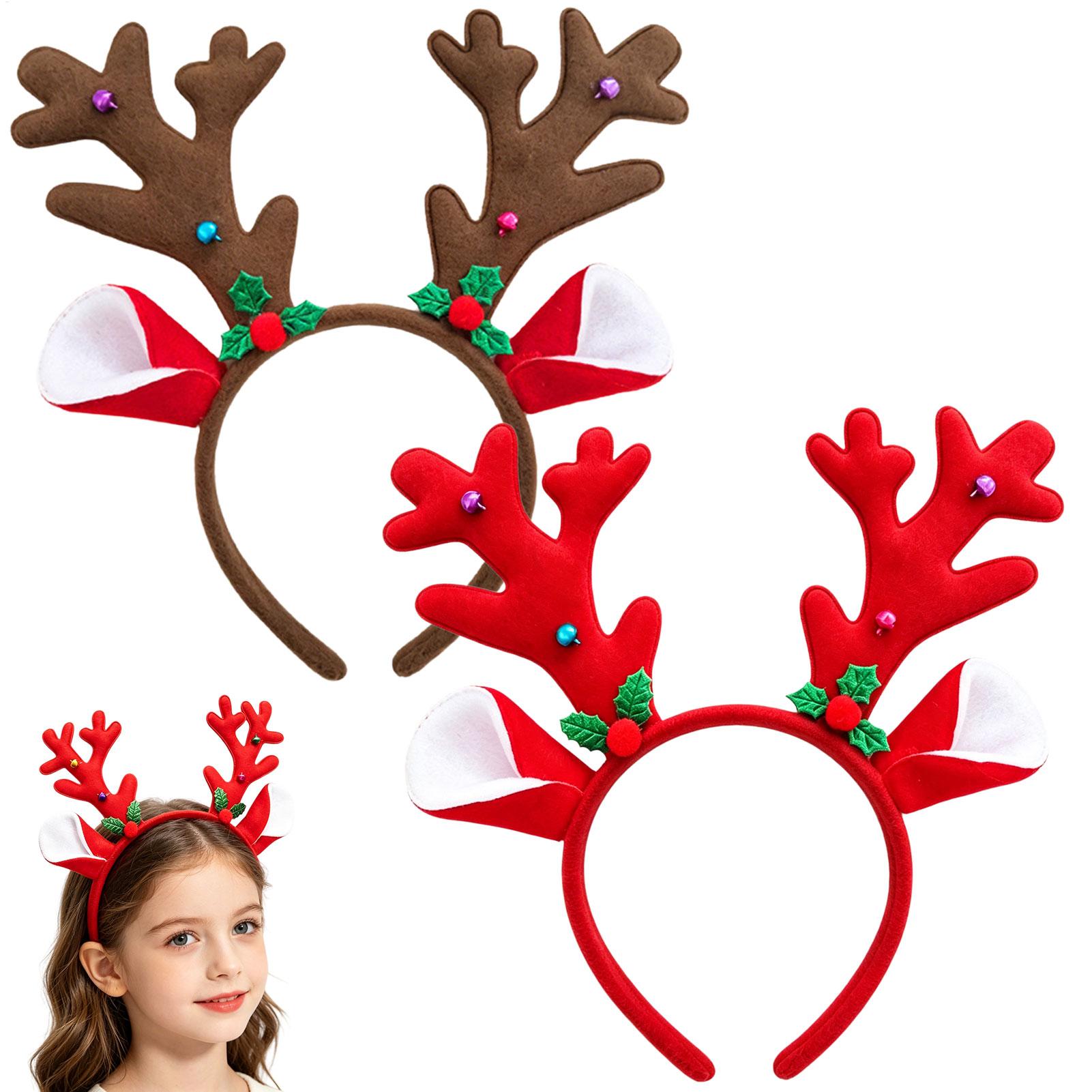 Diadema de astas de reno para  - Reindeer Antlers Headband reseña y precio