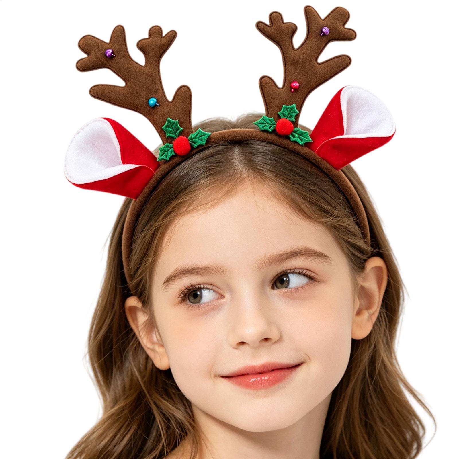 Diadema de astas de reno para  - Reindeer Antlers Headband reseña y precio