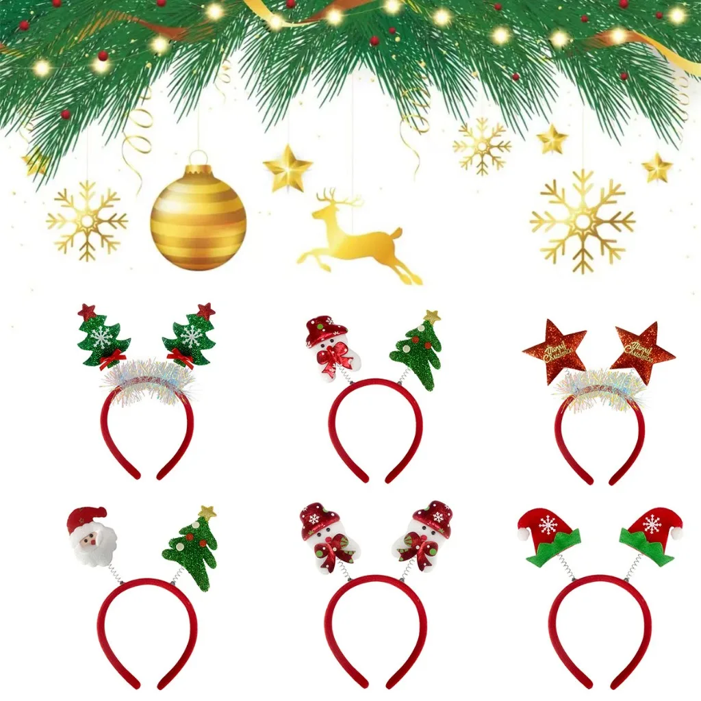 10 Uds. Diadema navideña para  - Reindeer Antlers Headband reseña y precio