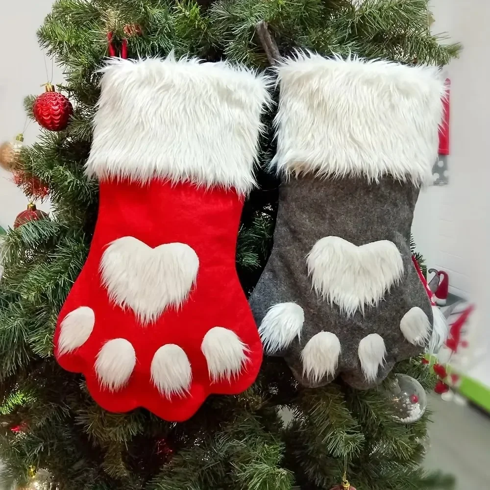 Calcetines navideños con estam - Christmas Stocking Hanging reseña y precio