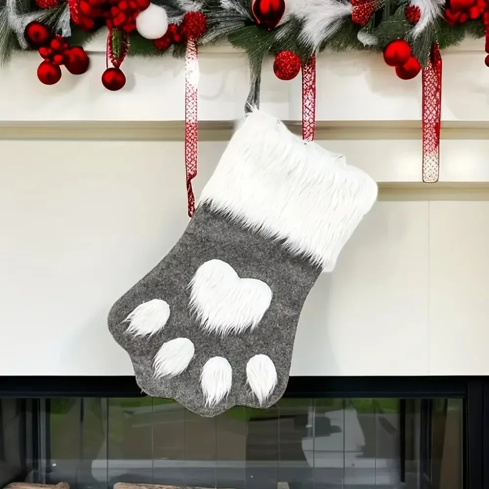 Calcetines navideños con estam - Christmas Stocking Hanging reseña y precio