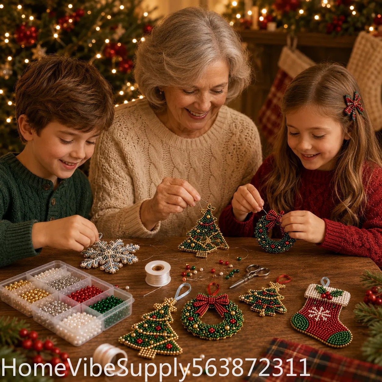 Kit de manualidades hechas a m - Christmas Stocking Hanging reseña y precio